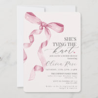 Invitación a la ducha de novias Pastel Pink Coquet