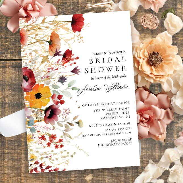 Invitación a la ducha de novias Petal Perfection (Subido por el creador)