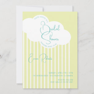 Invitación a la ducha de nubes lluviosas