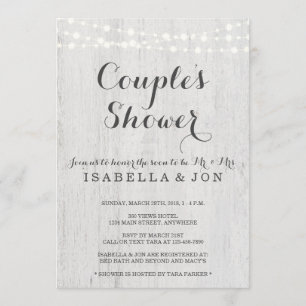 Invitación a la ducha de pareja - Novia, Boda, beb