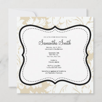 Invitación a la ducha de Personalizable