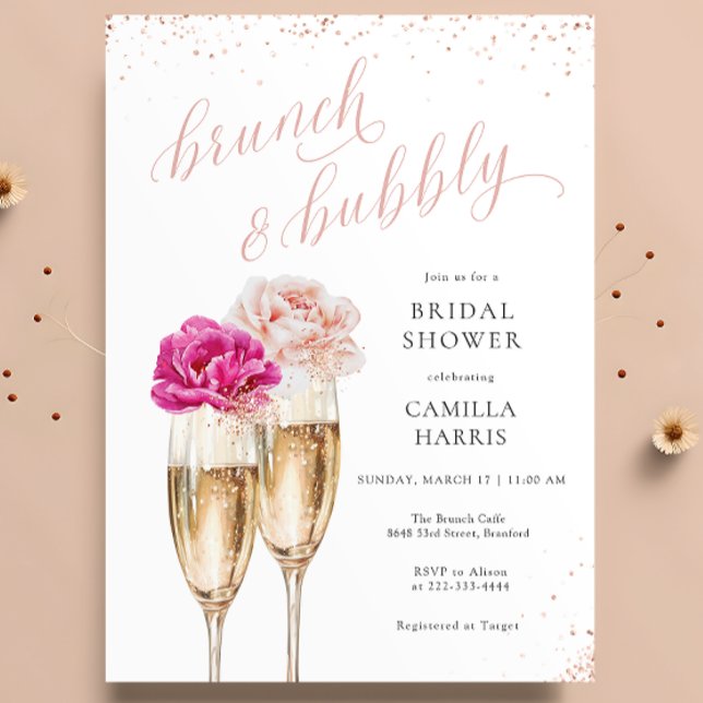 Invitación a la ducha de putas con brunch y burbuj (Subido por el creador)