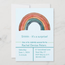 Invitación a la ducha de RAINBOW