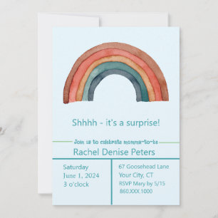Invitación a la ducha de RAINBOW