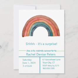 Invitación a la ducha de RAINBOW