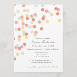 Invitación a la ducha de rociado