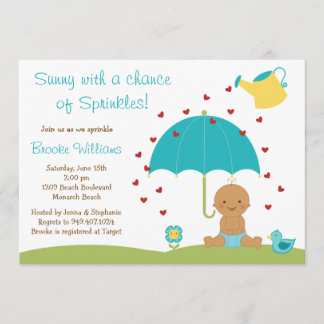 Invitación a la ducha de rociado de bebé