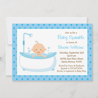 Invitación a la ducha de rociado para bebé