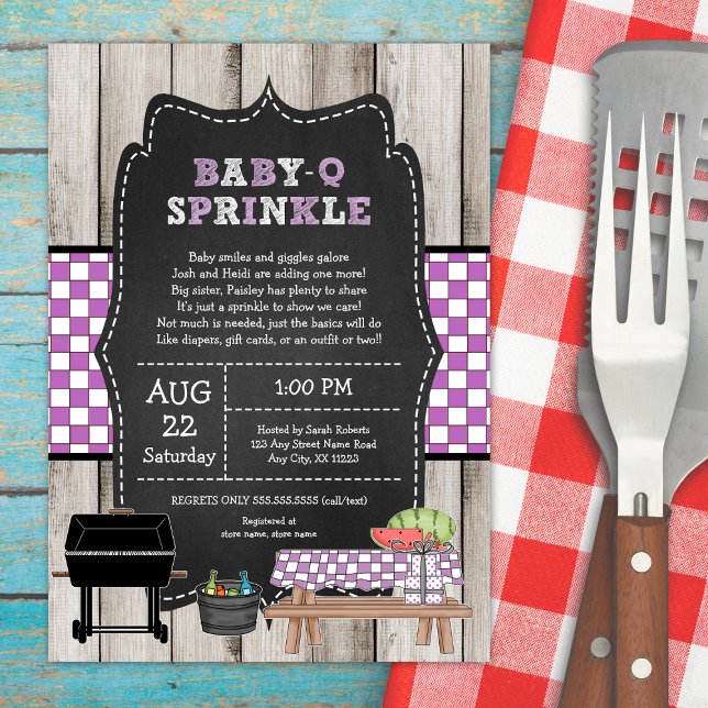 Invitación a la ducha de rociador Q Sprinkle Bebé  (Subido por el creador)