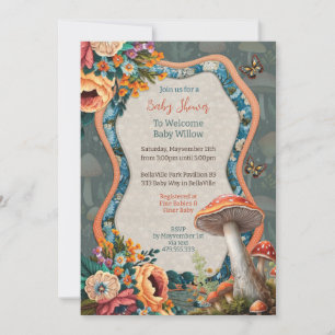 Invitación a la ducha del Fiesta Mushroom Nature