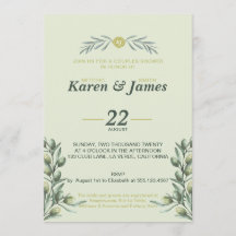 Invitación a la ducha del jardín de olivos toscano