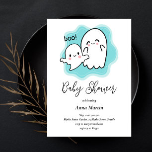 Invitación a la ducha fantasma Baby Boo