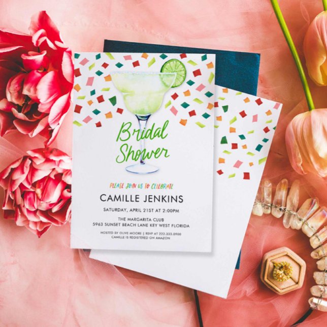 Invitación a la ducha Fiesta Nodal Fiesta Mexicana (Mexican Fiesta Bridal Shower Invitation)