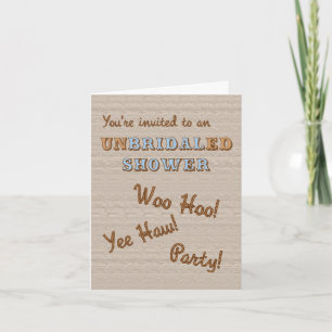 Invitación a la ducha noBridaled