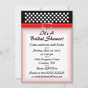Invitación a la ducha nupcial