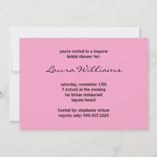 Invitación a la ducha nupcial