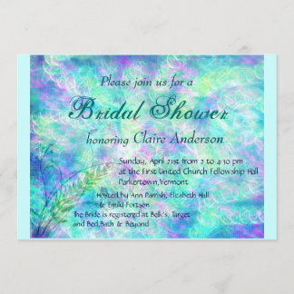 Invitación a la ducha nupcial Aqua Spring