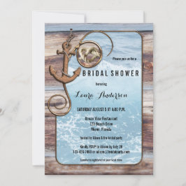 Invitación a la ducha nupcial de Ancla Náutica