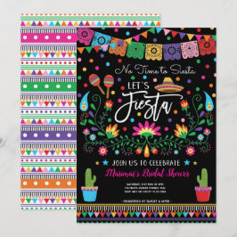 Invitación a la ducha nupcial de Fiesta Cinco de M