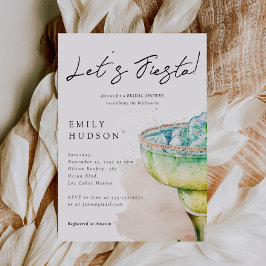 Invitación a la ducha nupcial de la acuarela de Fi