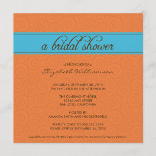 Invitación a la ducha nupcial de personalizado (na