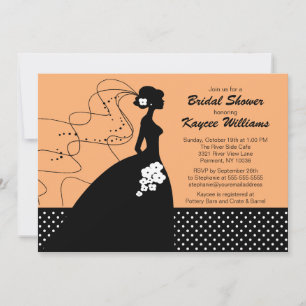 Invitación a la ducha nupcial de Siluette Bride Br