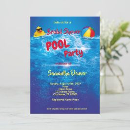 Invitación a la ducha nupcial de verano Fiesta de 