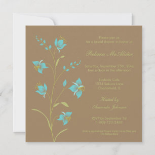 Invitación a la ducha nupcial lirio