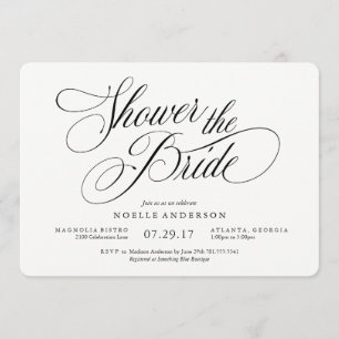 Invitación a la ducha nupcial musical