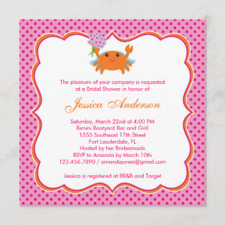 Invitación a la ducha nupcial náutica