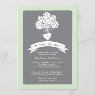 Invitación a la ducha nupcial neutra Sweet Mason J