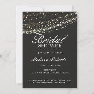 Invitación a la ducha nupcial  Noche de luz