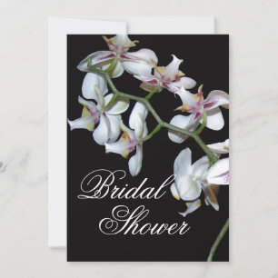 Invitación a la ducha nupcial Orchids