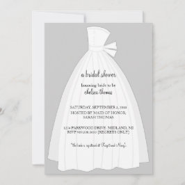 Invitación a la ducha nupcial {Silver}