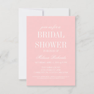 Invitación a la ducha nupcial Valla