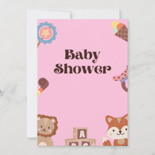Invitación a la ducha para bebés