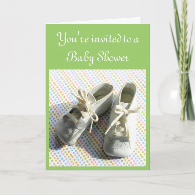 Invitación a la ducha para bebés (Anverso)
