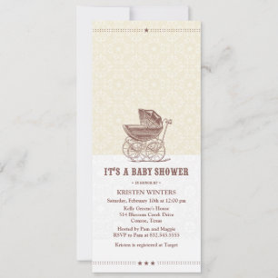 Invitación a la ducha para bebés