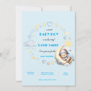 Invitación a la ducha para bebés