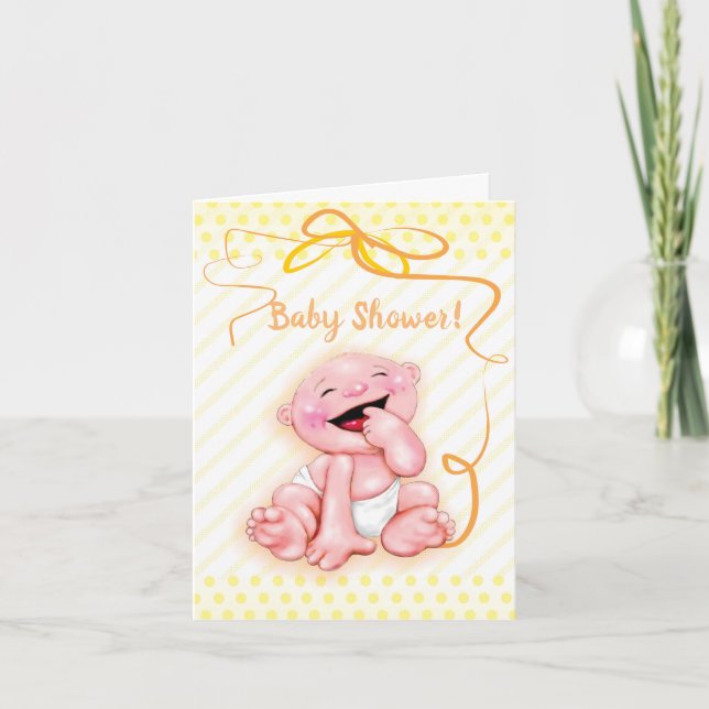 Invitación a la ducha para bebés (Anverso)