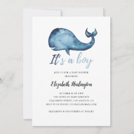 Invitación a la ducha para bebés. Chico. Invitació