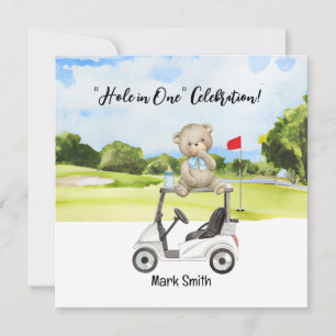 Invitación a la ducha para bebés de golf