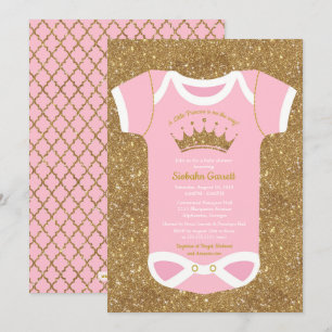 Invitación a la ducha para el traje de bebé de la 