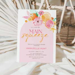 Invitación a la ducha principal de la brida