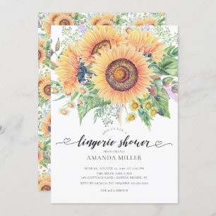 Invitación a la ducha Sunflower Garden Bridal Ling