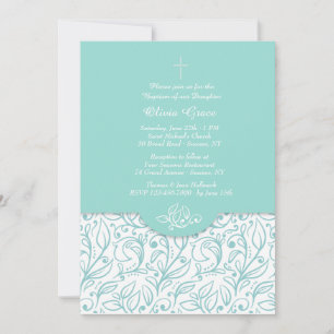 Invitación a la elegancia verde azulada