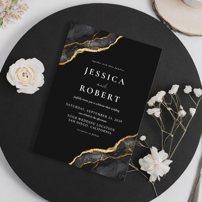 Invitación a la elegante boda de la Mármol del Bla (Subido por el creador)