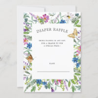 Invitación a la entrada de Raffle Raffle Floral Fl