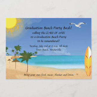 Invitación a la escena de playa