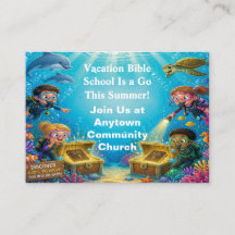 Invitación a la Escuela Bíblica de Vacaciones con 